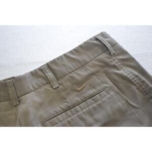 Nike Golf Shorts Dri Fit Performance Flat Plaid Athletic Stretch Mens Size 34